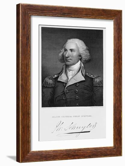 Major General Philip Schuyler-Thomas Kelly-Framed Giclee Print