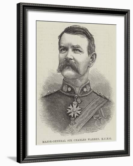 Major-General Sir Charles Warren-null-Framed Giclee Print