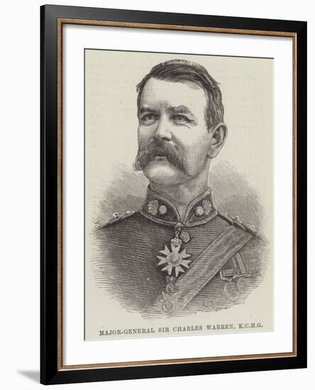 Major-General Sir Charles Warren-null-Framed Giclee Print