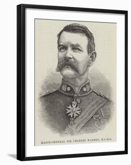 Major-General Sir Charles Warren-null-Framed Giclee Print