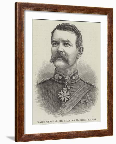 Major-General Sir Charles Warren-null-Framed Giclee Print