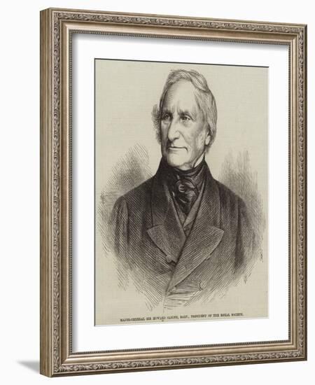 Major-General Sir Edward Sabine, Baronet, President of the Royal Society-null-Framed Giclee Print