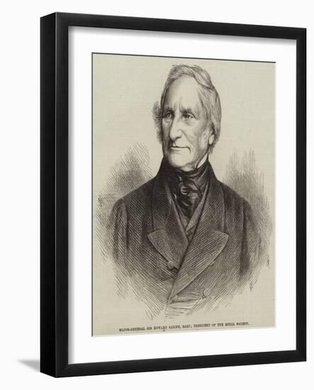 Major-General Sir Edward Sabine, Baronet, President of the Royal Society-null-Framed Giclee Print