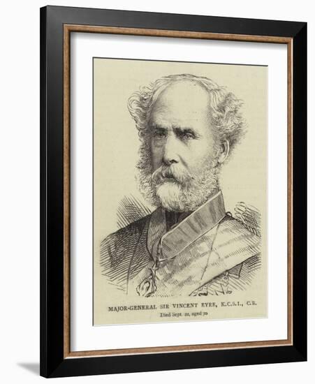 Major-General Sir Vincent Eyre-null-Framed Giclee Print