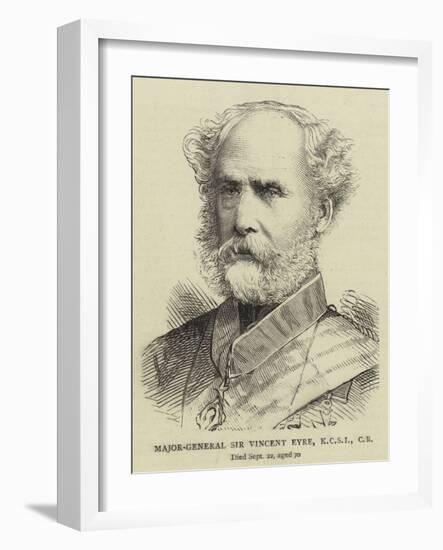 Major-General Sir Vincent Eyre-null-Framed Giclee Print