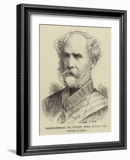 Major-General Sir Vincent Eyre-null-Framed Giclee Print