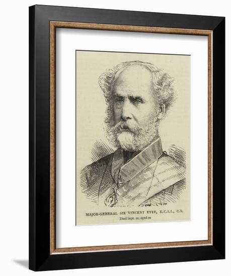 Major-General Sir Vincent Eyre-null-Framed Giclee Print