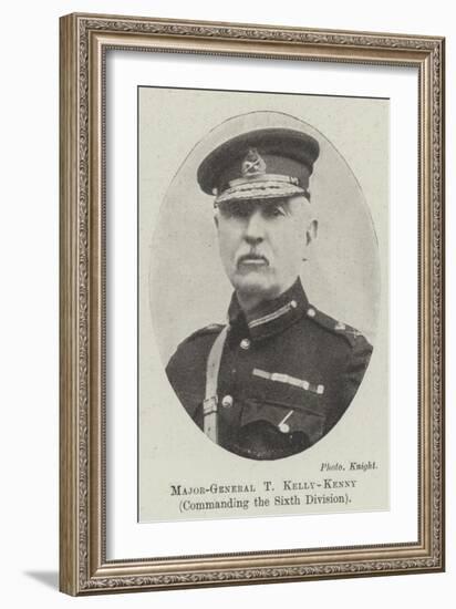 Major-General T Kelly-Kenny, Commanding the Sixth Division-null-Framed Giclee Print