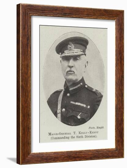 Major-General T Kelly-Kenny, Commanding the Sixth Division-null-Framed Giclee Print