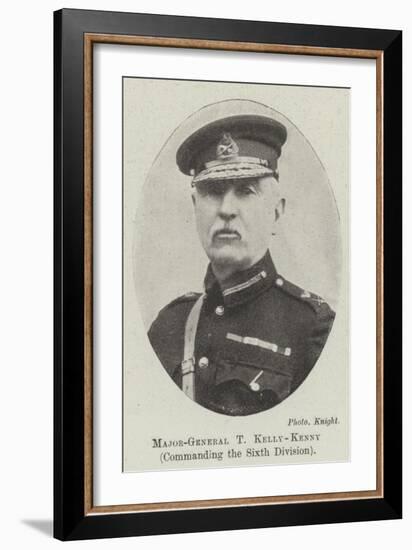 Major-General T Kelly-Kenny, Commanding the Sixth Division-null-Framed Giclee Print