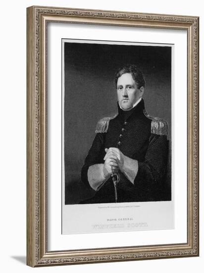 Major General Winfield Scott-Charles Armstrong-Framed Giclee Print