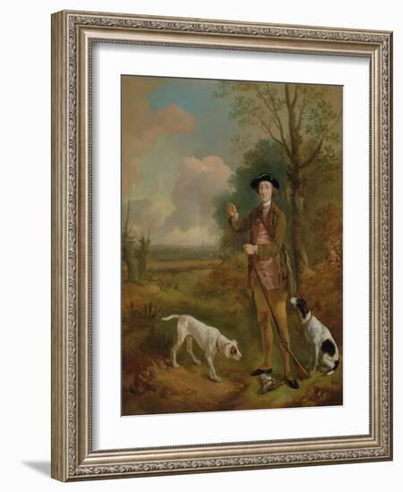 Major John Dade (1726-1811) of Tannington, Suffolk, c.1755-Thomas Gainsborough-Framed Giclee Print