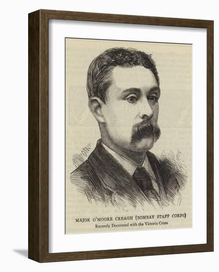 Major O'Moore Creagh, Bombay Staff Corps-null-Framed Giclee Print