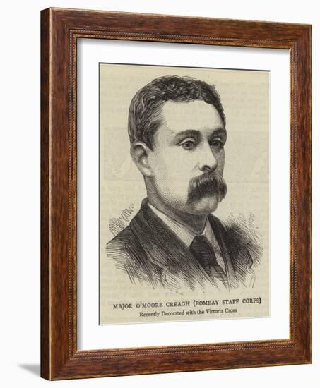 Major O'Moore Creagh, Bombay Staff Corps-null-Framed Giclee Print