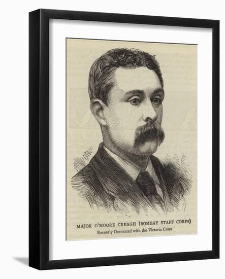 Major O'Moore Creagh, Bombay Staff Corps-null-Framed Giclee Print