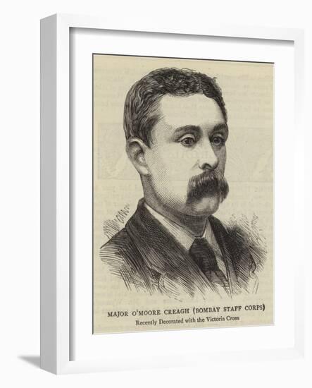 Major O'Moore Creagh, Bombay Staff Corps-null-Framed Giclee Print