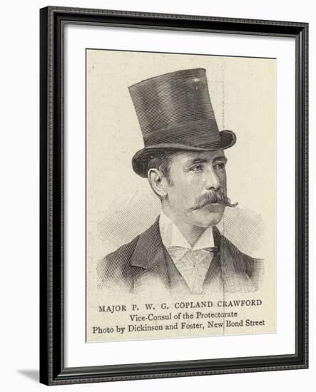 Major P W G Copland Crawford-null-Framed Giclee Print