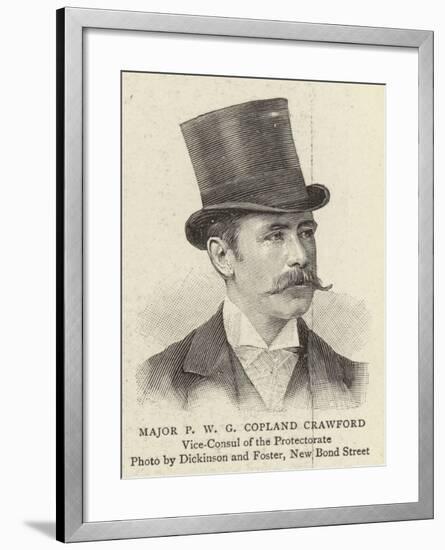 Major P W G Copland Crawford-null-Framed Giclee Print