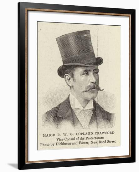 Major P W G Copland Crawford-null-Framed Giclee Print