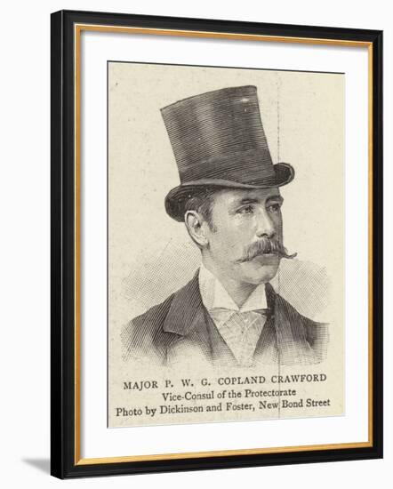 Major P W G Copland Crawford-null-Framed Giclee Print