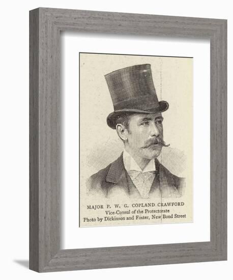 Major P W G Copland Crawford-null-Framed Giclee Print