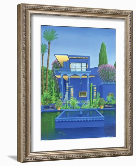 Majorelle Gardens, Marrakech, 1996-Larry Smart-Framed Giclee Print