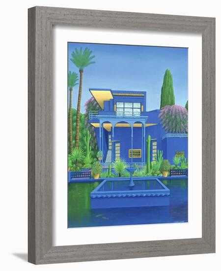 Majorelle Gardens, Marrakech, 1996-Larry Smart-Framed Giclee Print