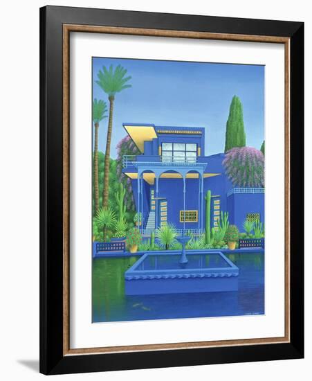 Majorelle Gardens, Marrakech, 1996-Larry Smart-Framed Giclee Print