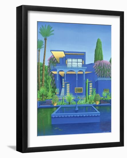 Majorelle Gardens, Marrakech, 1996-Larry Smart-Framed Giclee Print