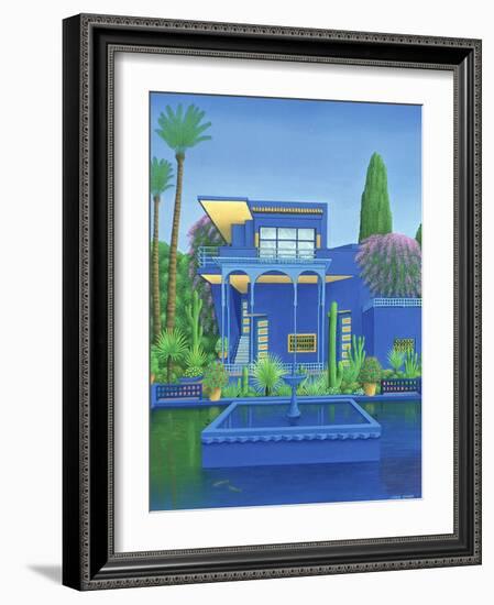 Majorelle Gardens, Marrakech, 1996-Larry Smart-Framed Giclee Print