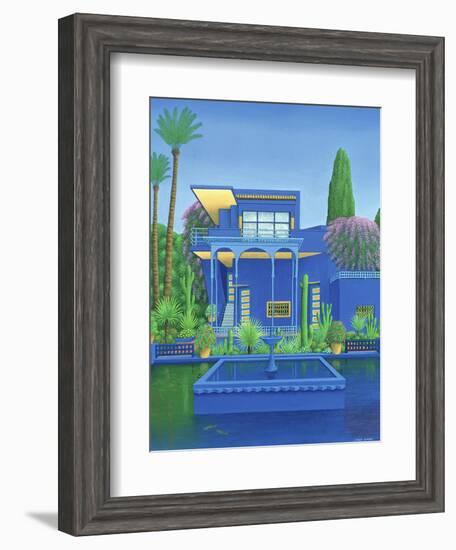 Majorelle Gardens, Marrakech, 1996-Larry Smart-Framed Giclee Print