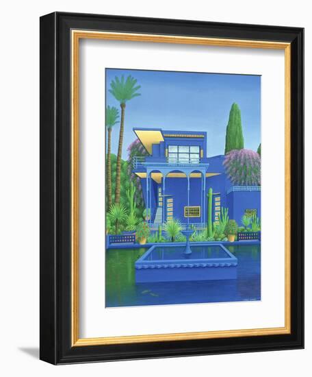 Majorelle Gardens, Marrakech, 1996-Larry Smart-Framed Giclee Print