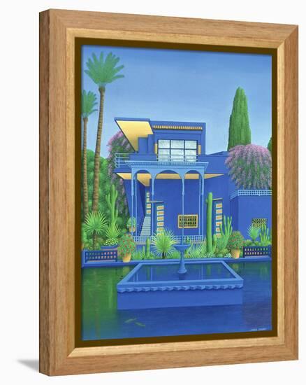 Majorelle Gardens, Marrakech, 1996-Larry Smart-Framed Premier Image Canvas