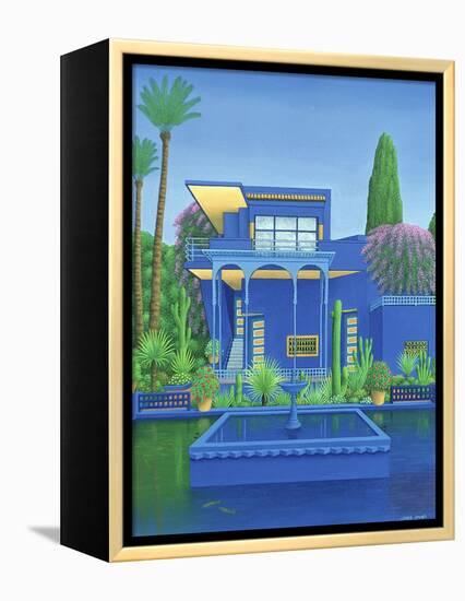 Majorelle Gardens, Marrakech, 1996-Larry Smart-Framed Premier Image Canvas