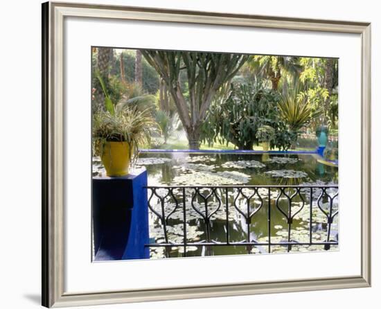 Majorelle Gardens, Marrakech (Marrakesh), Morocco, North Africa, Africa-Bruno Morandi-Framed Photographic Print