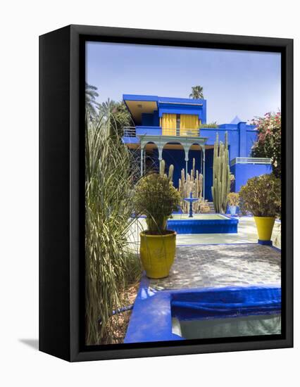 Majorelle Gardens, Marrakech, Morocco, North Africa, Africa-Charles Bowman-Framed Premier Image Canvas