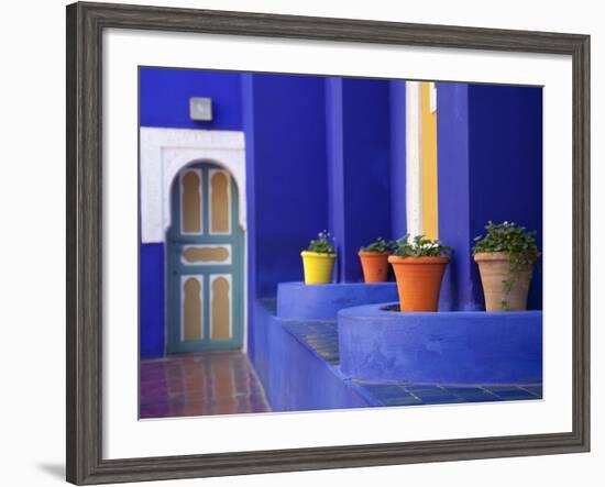 Majorelle Gardens, Marrakesh, Morocco, North Africa, Africa-Frank Fell-Framed Photographic Print