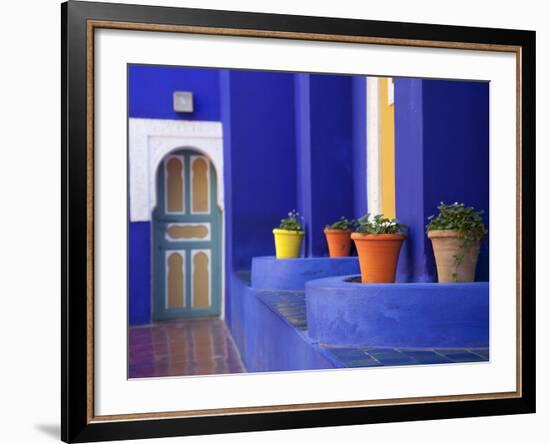 Majorelle Gardens, Marrakesh, Morocco, North Africa, Africa-Frank Fell-Framed Photographic Print