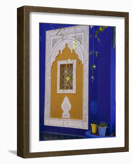 Majorelle Gardens, Marrakesh, Morocco, North Africa, Africa-Frank Fell-Framed Photographic Print