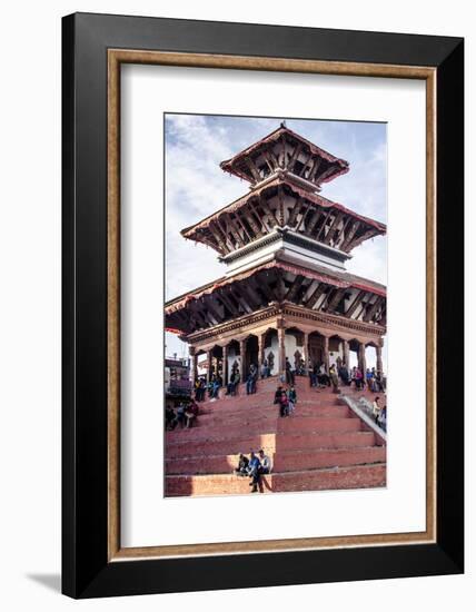 Maju Deval Temple, Durbar Square, UNESCO World Heritage Site, Kathmandu, Nepal, Asia-Andrew Taylor-Framed Photographic Print