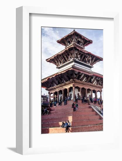 Maju Deval Temple, Durbar Square, UNESCO World Heritage Site, Kathmandu, Nepal, Asia-Andrew Taylor-Framed Photographic Print