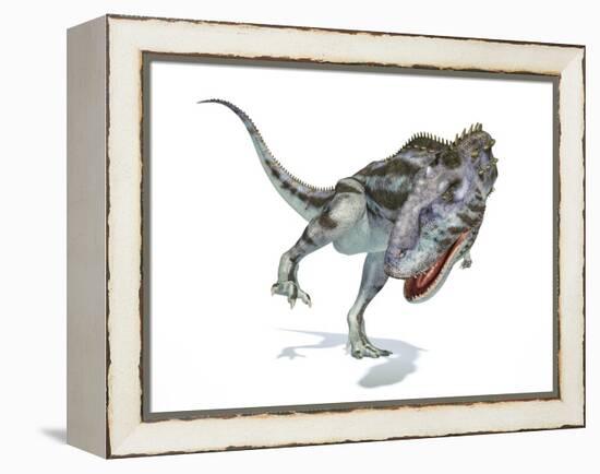 Majungasaurus Dinosaur, Artwork-null-Framed Premier Image Canvas