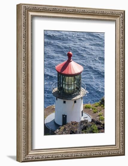 Makapu'U Point Lighthouse, Oahu, Hawaii, United States of America, Pacific-Michael DeFreitas-Framed Photographic Print