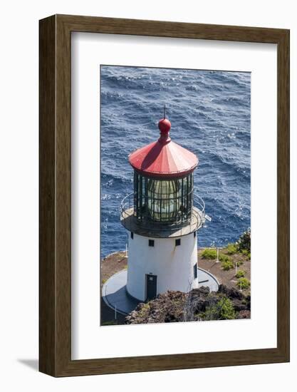 Makapu'U Point Lighthouse, Oahu, Hawaii, United States of America, Pacific-Michael DeFreitas-Framed Photographic Print