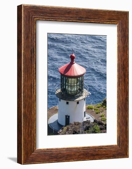 Makapu'U Point Lighthouse, Oahu, Hawaii, United States of America, Pacific-Michael DeFreitas-Framed Photographic Print