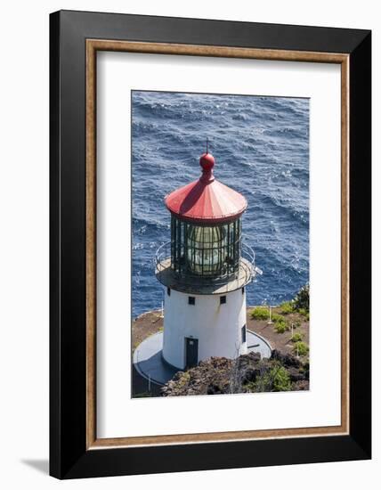 Makapu'U Point Lighthouse, Oahu, Hawaii, United States of America, Pacific-Michael DeFreitas-Framed Photographic Print