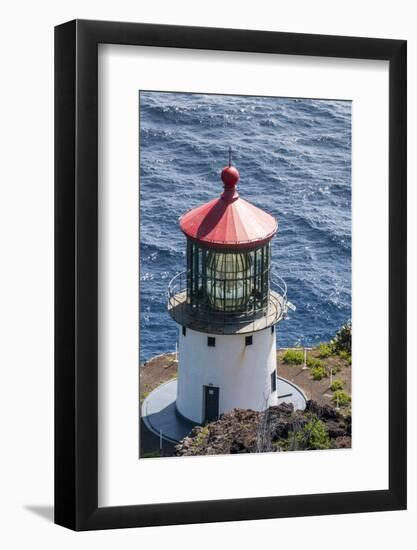 Makapu'U Point Lighthouse, Oahu, Hawaii, United States of America, Pacific-Michael DeFreitas-Framed Photographic Print