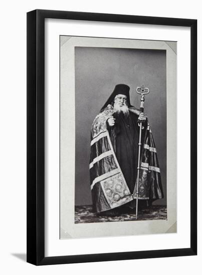 Makarios, Archbishop of the St Panteleimon Monastery on Mount Athos, Greece, 1870S-null-Framed Giclee Print