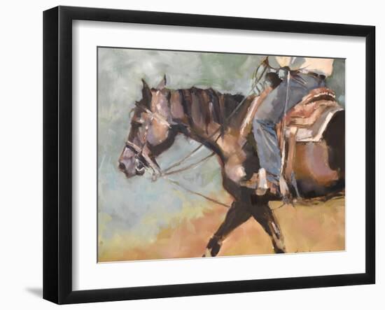 Makawao Cowpony-Jeri Ireland-Framed Art Print