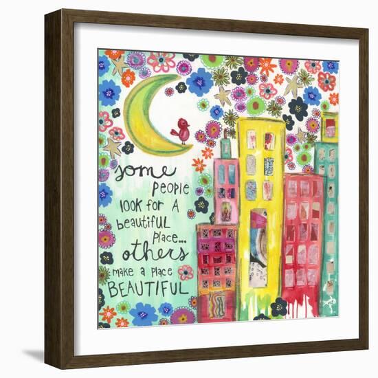 Make a Place Beautiful-Jennifer McCully-Framed Giclee Print